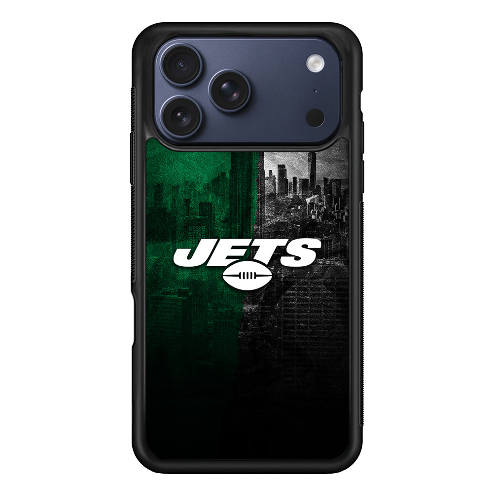 New York Jets City Background iPhone 17 Pro Max Case | Slim Protective Cover for iPhone 17 Pro Max