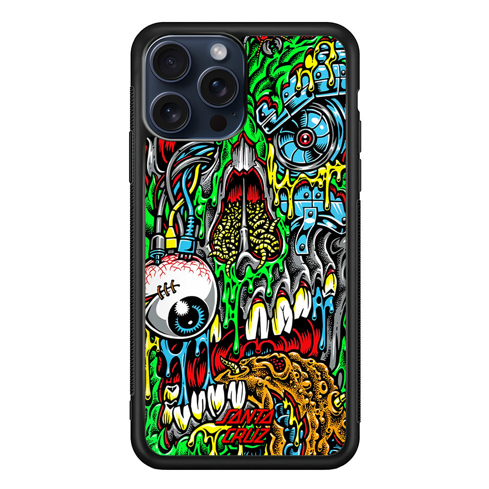Santa Cruz Cyber Zombie iPhone 15 Pro Max Case | Slim Rubber Case for iPhone 15 Pro Max