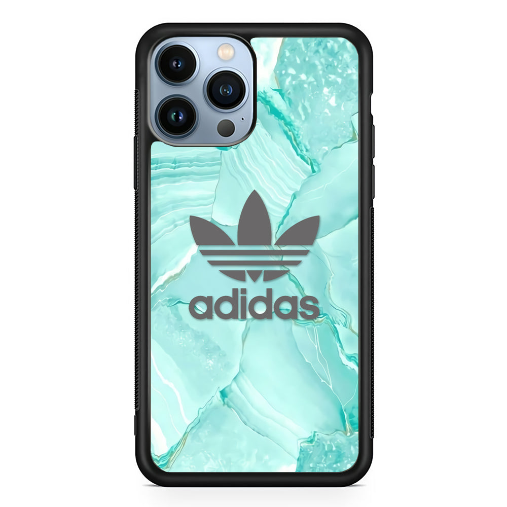 Adidas Light Marble Green 2D Rubber Phone Case | Slim Protective Phone Case