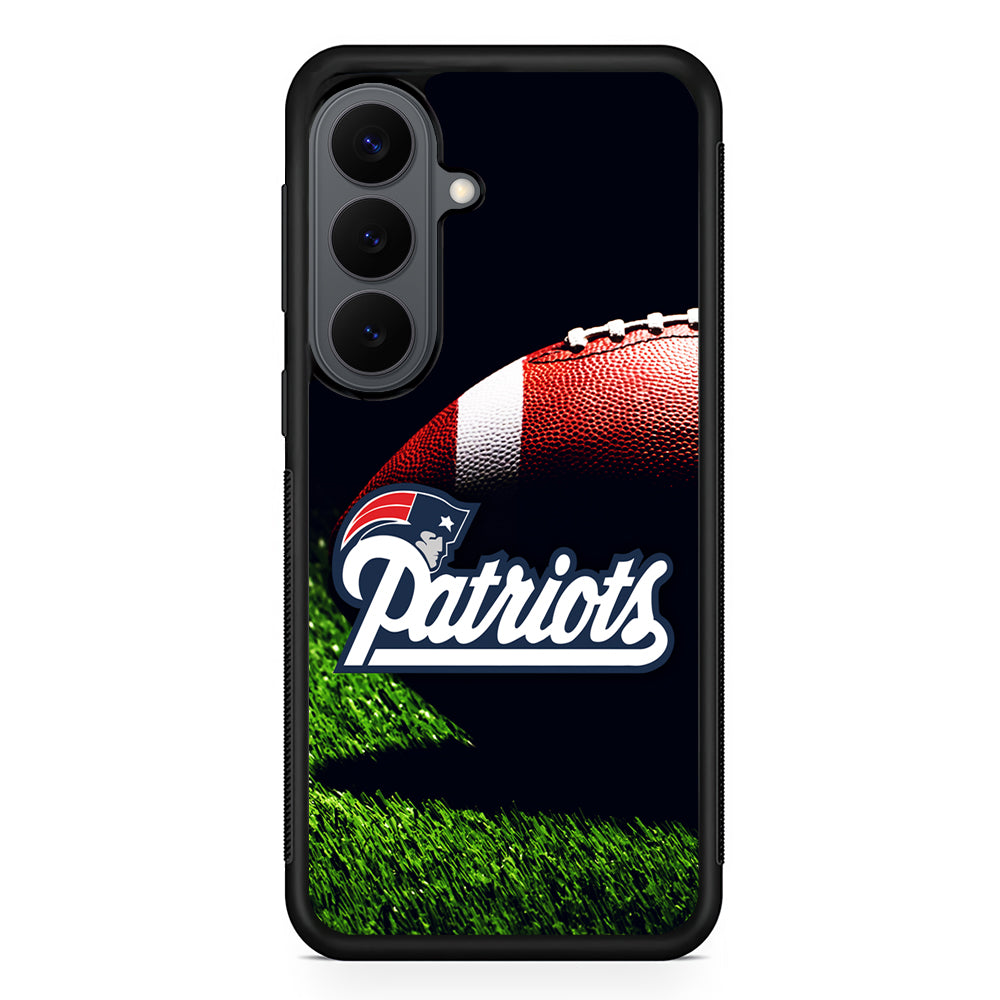 New England Patriots Ball Samsung Galaxy S26 Plus Case | Slim Rubber Case for Samsung Galaxy S26 Plus