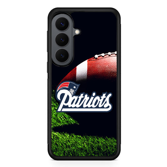 New England Patriots Ball Samsung Galaxy S26 Plus Case | Slim Rubber Case for Samsung Galaxy S26 Plus