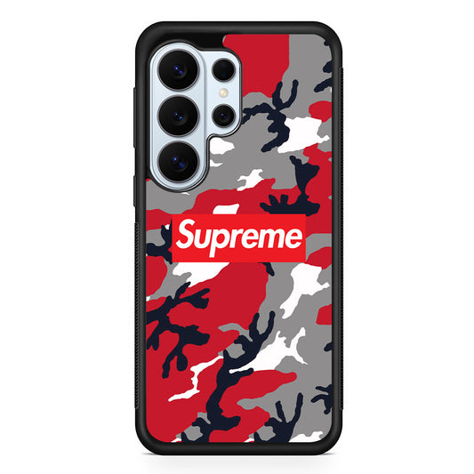 Supreme Camo Red Samsung Galaxy S26 Ultra Case | Protective Phone Cover