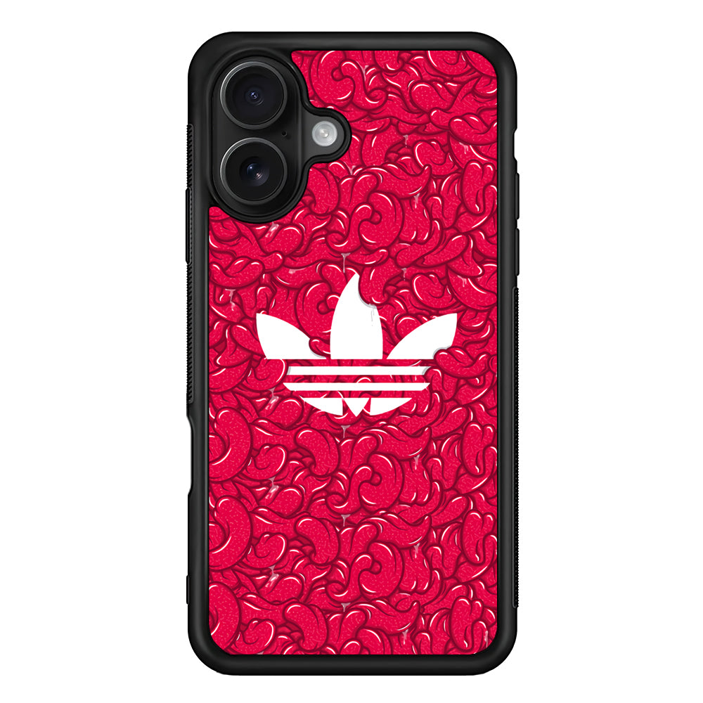 Adidas Red Tongue iPhone 16 Case - Oxvistore