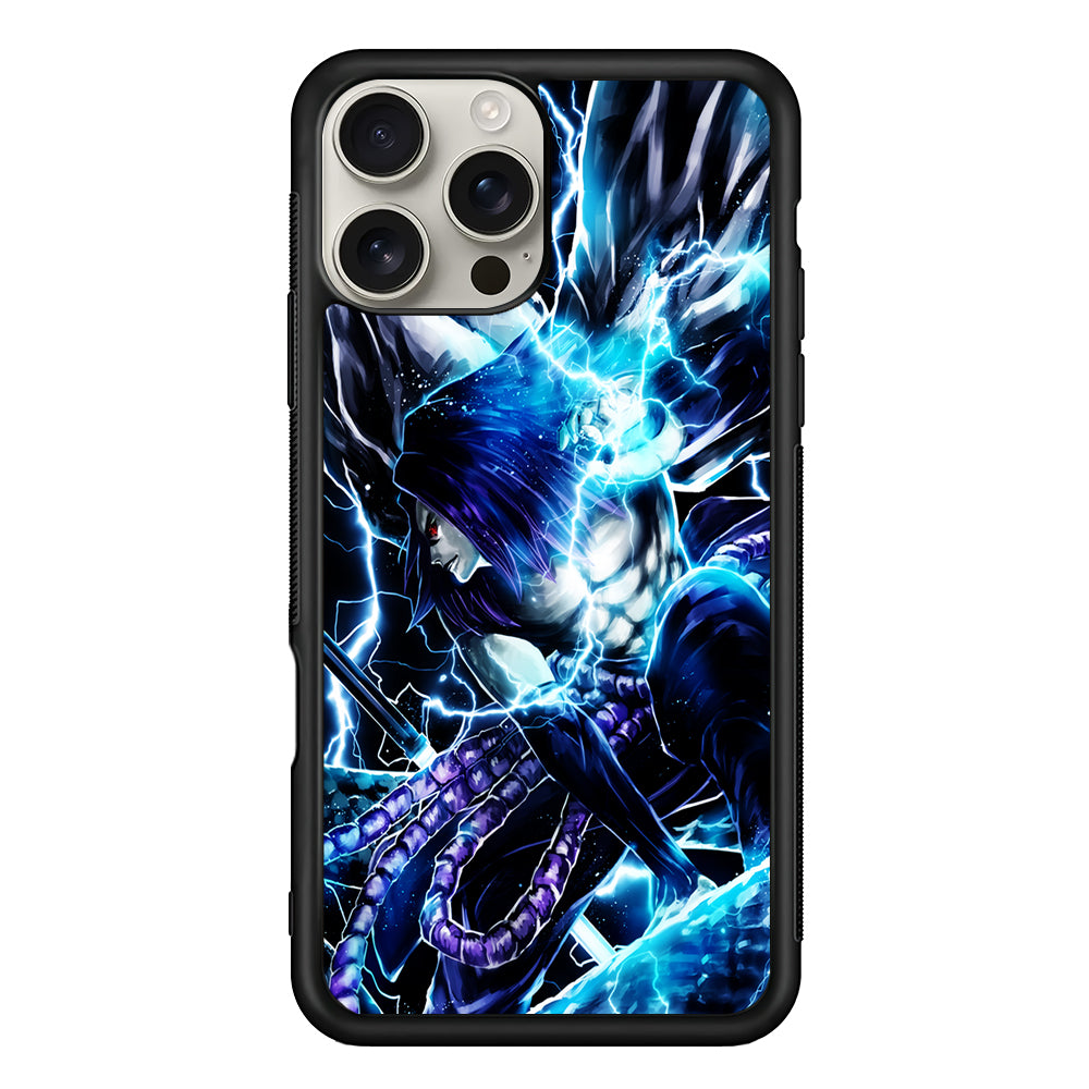 Naruto Sasuke Chidori Art iPhone 16 Pro Max Case | Stylish Protective Case for iPhone 16 Pro Max