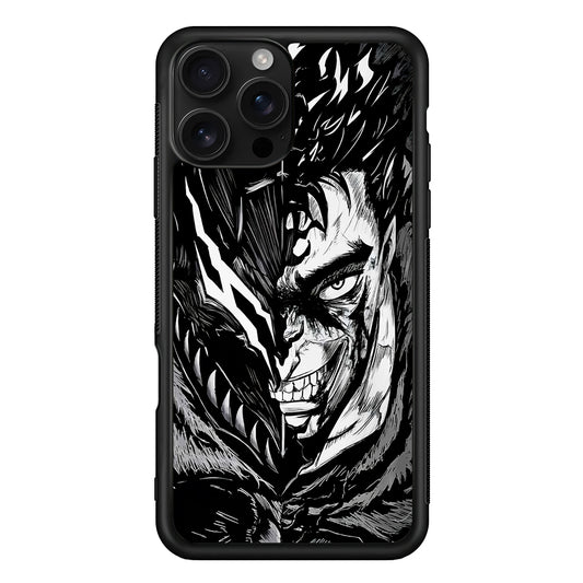 Guts Berserk Black Swordsman iPhone 16 Pro Case | Durable Protective Case for iPhone 16 Pro