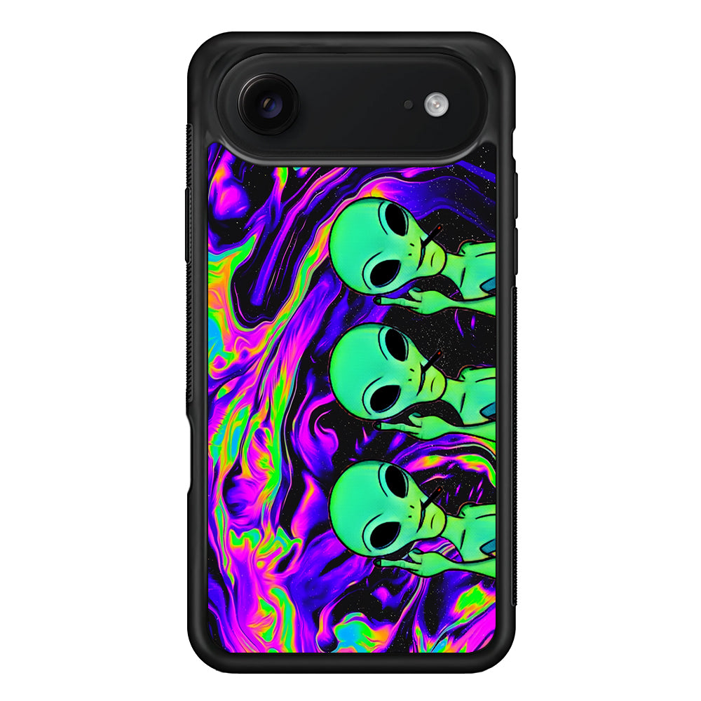 Marble Three Aliens iPhone 17 Air Case | Protective Case for iPhone 17 Air