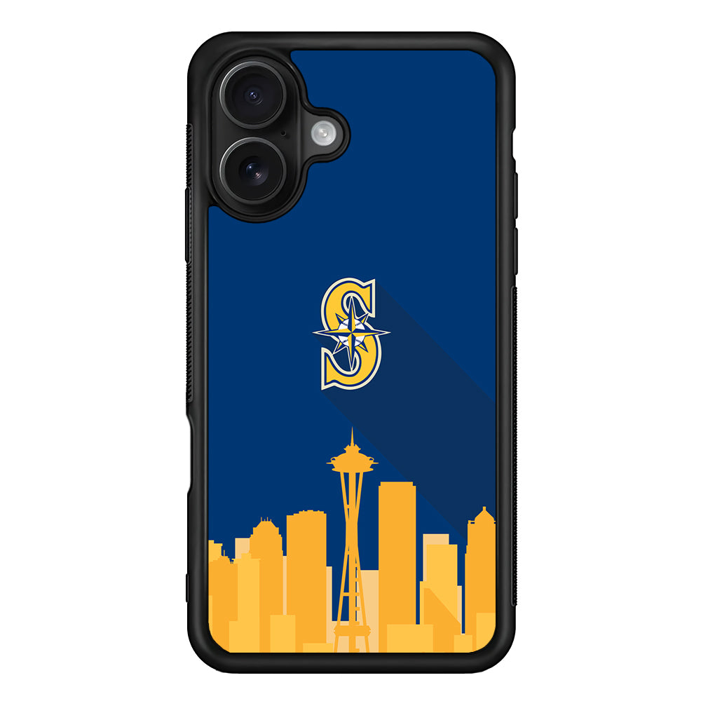 Seattle Mariners Logo iPhone 16 Case - Oxvistore