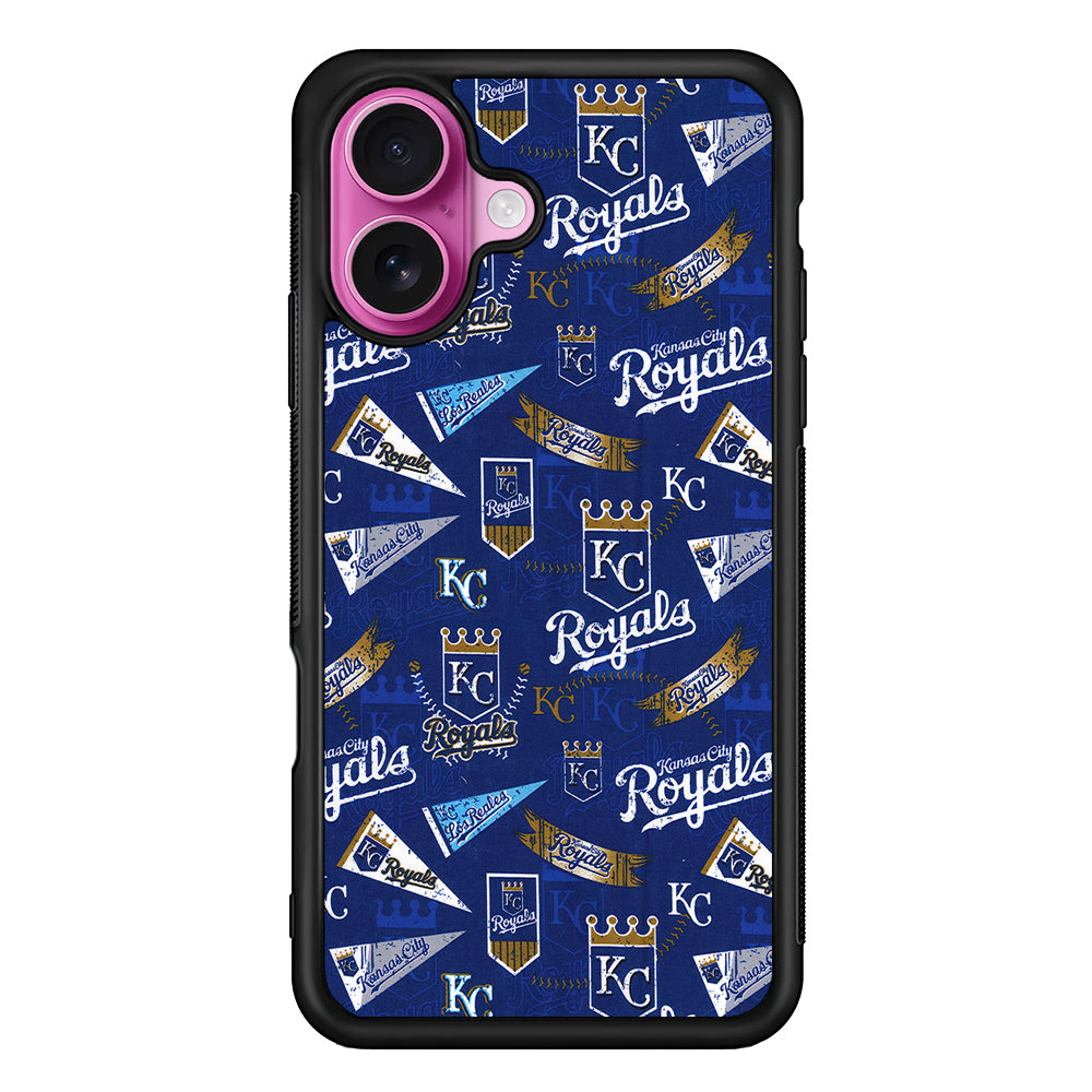 Kansas City Royals Retro iPhone 17 Case | Slim Protective Rubber Phone Cover