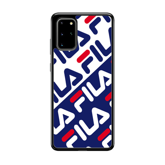 Fila Patern in Slope Samsung Galaxy S20 Plus Case | Slim Rubber Case for Samsung Galaxy S20 Plus