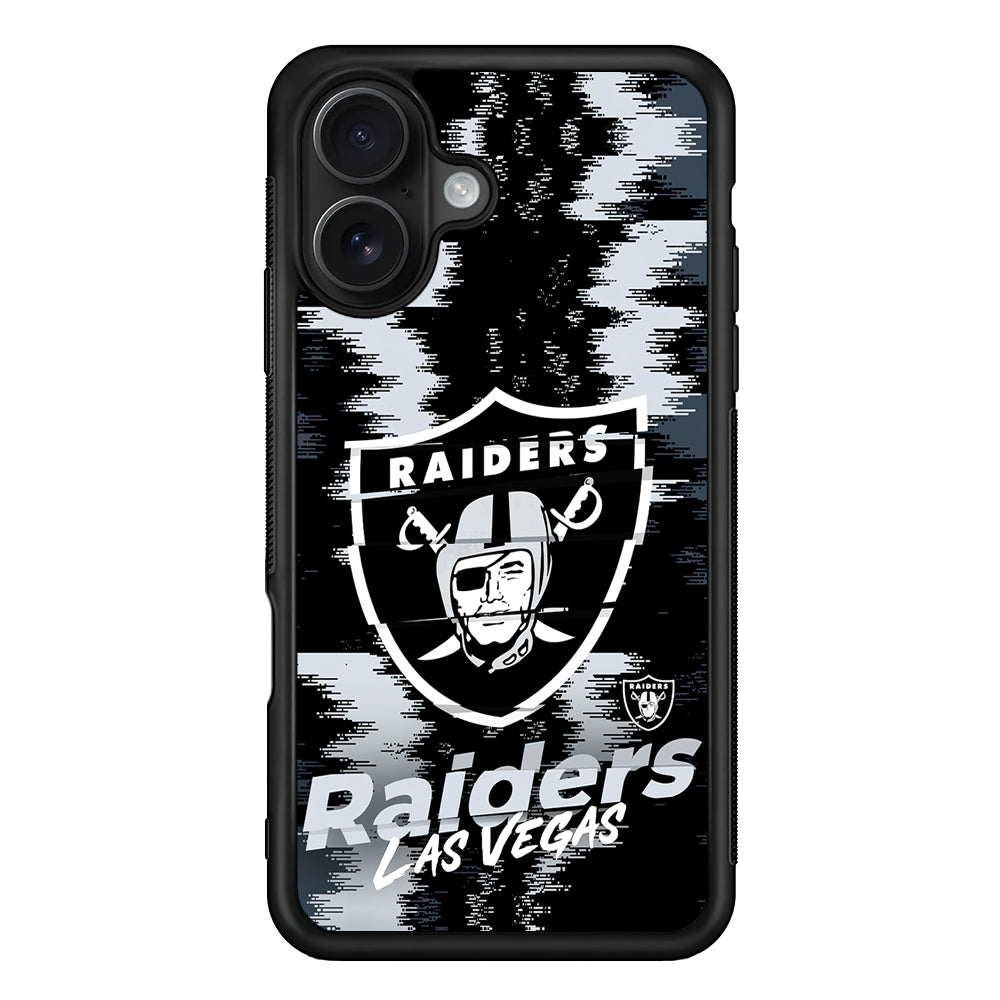 Las Vegas Raiders Abstract Color iPhone 16 Case - Oxvistore