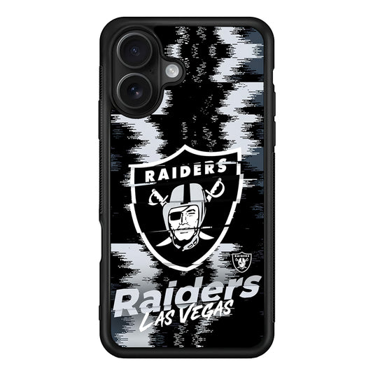 Las Vegas Raiders Abstract Color iPhone 16 Case - Oxvistore
