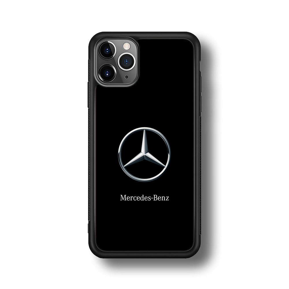 Mercedes-Benz Metallic Silver iPhone 11 Pro Max Case | Slim Rubber Case for iPhone 11 Pro Max