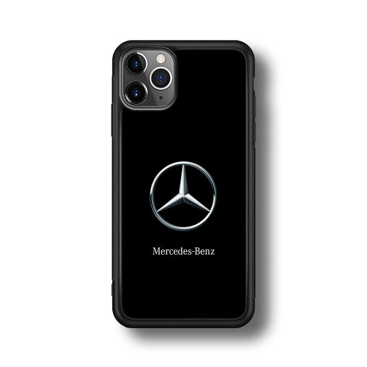 Mercedes-Benz Metallic Silver iPhone 11 Pro Max Case | Slim Rubber Case for iPhone 11 Pro Max