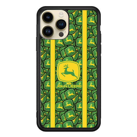 John Deere Emblem Dump iPhone 14 Pro Case | Slim Rubber Case for iPhone 14 Pro