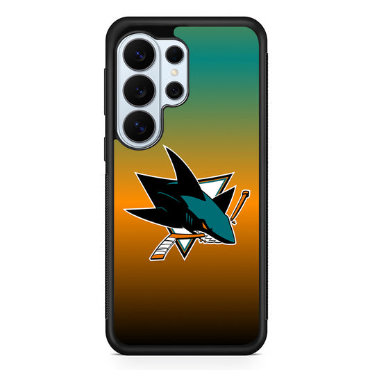 San Jose Sharks Gradient Samsung Galaxy S26 Ultra Case | Protective Phone Cover