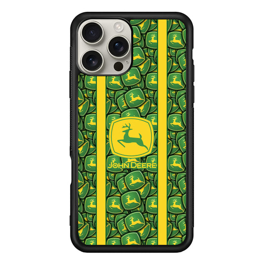 John Deere Emblem Dump iPhone 16 Pro Max Case | Slim Rubber Case for iPhone 16 Pro Max