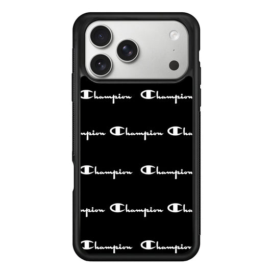 Champion Bland And White iPhone 17 Pro Case | Slim Rubber Case for iPhone 17 Pro