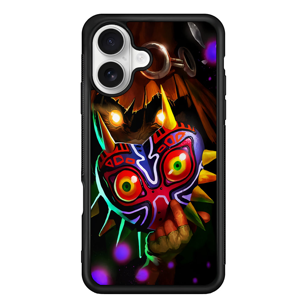 Skull Kid The Legend Of Zelda iPhone 16 Plus Case | Durable Protective Rubber Cover