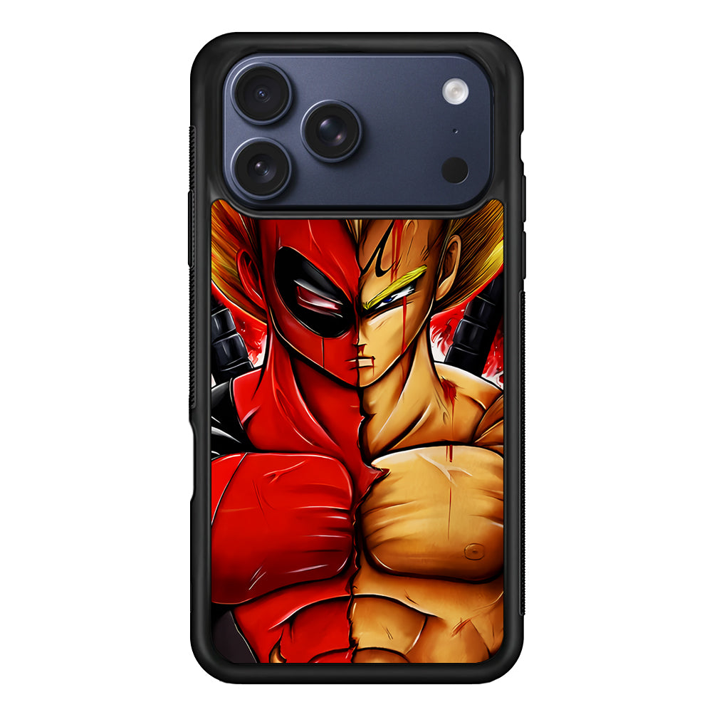 Deadpool X Vegeta Fusion iPhone 17 Pro Max Case | Slim Protective Cover for iPhone 17 Pro Max