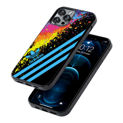 Adidas Stripe Paint 2D Rubber Phone Case | Slim Protective Phone Case