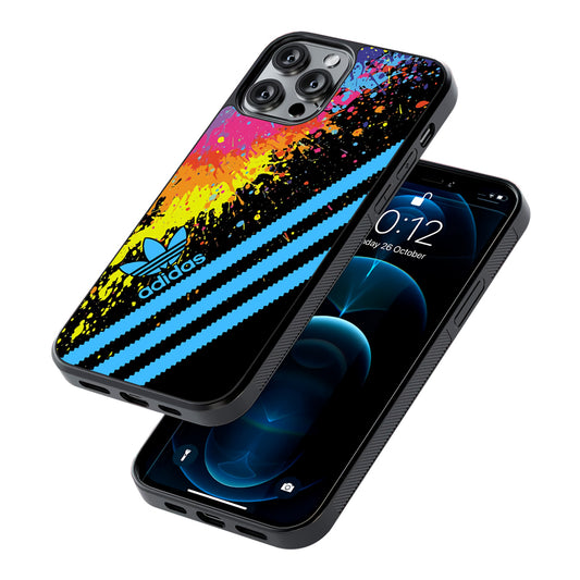 Adidas Stripe Paint 2D Rubber Phone Case | Slim Protective Phone Case