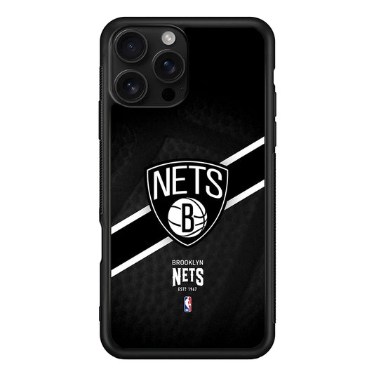 Brooklyn Nets Logo iPhone 16 Pro Case | Durable Protective Case for iPhone 16 Pro