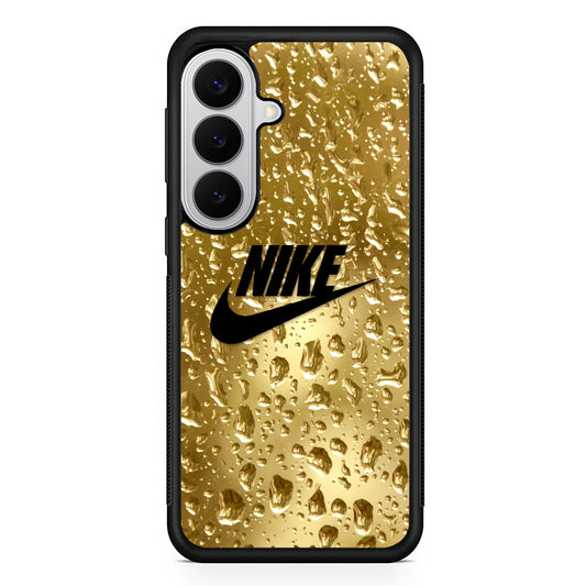 Nike Golden Water Drop Samsung Galaxy S26 Case | Slim Samsung Galaxy S26 Rubber Case