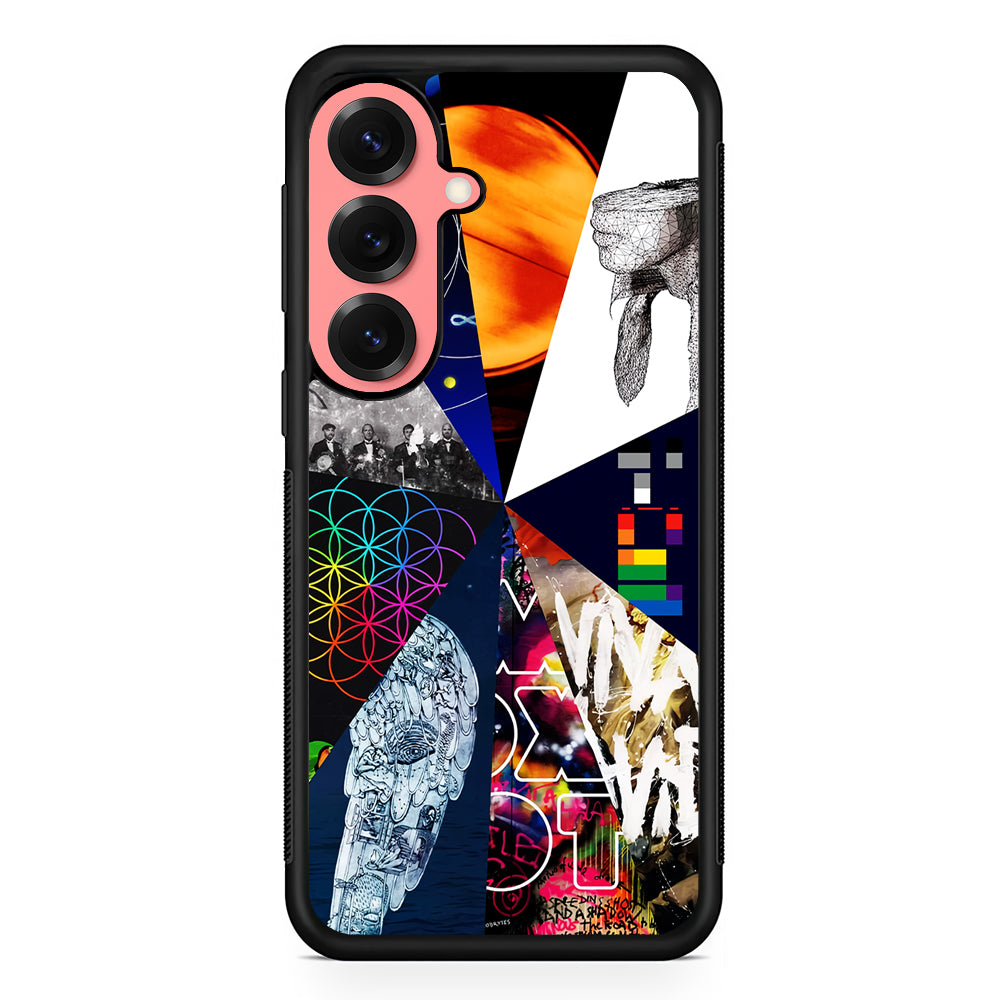 Coldplay Album Cover Art Samsung Galaxy S25 Case | Protective Case for Samsung Galaxy S25