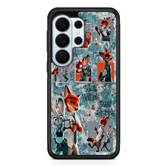 Zootopia Judy and Nick Aesthetic Samsung Galaxy S26 Ultra Case | Protective Phone Cover