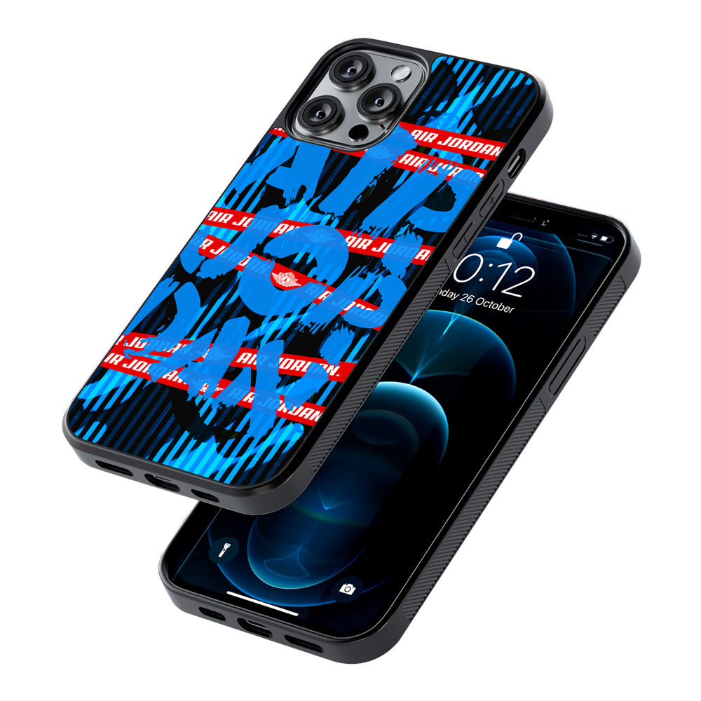 Air Jordan Line Under Water 2D Rubber Phone Case | Slim Protective Phone Case