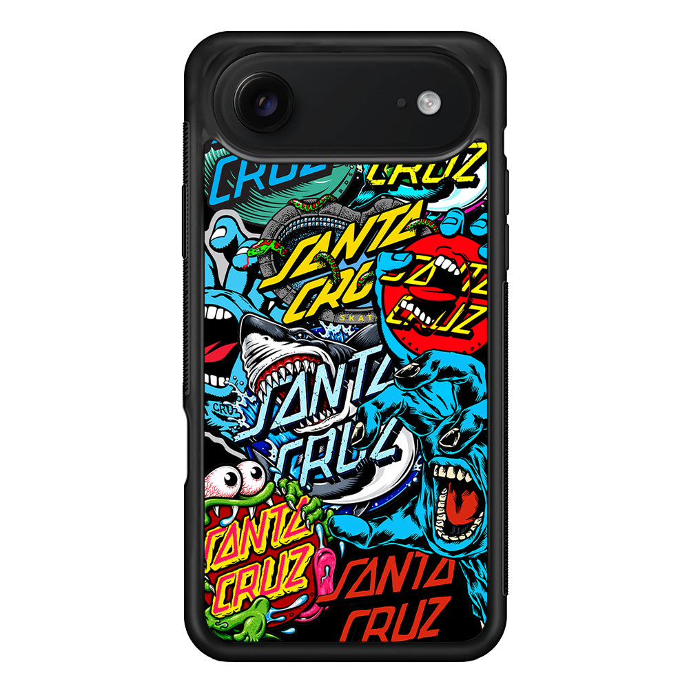 Santa Cruz Skateboard logo iPhone 17 Air Case | Slim Rubber Case for iPhone 17 Air