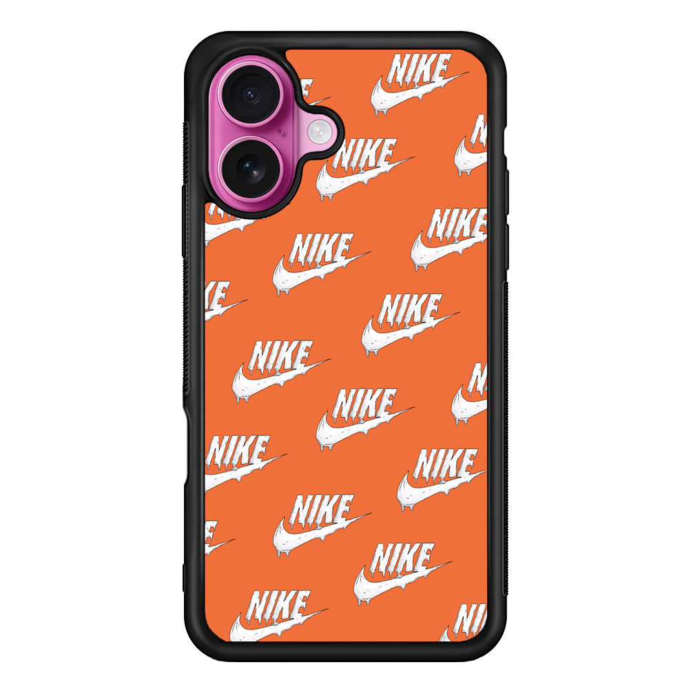 Nike Juice Creamy Orange iPhone 17 Case - Slim Rubber Case for iPhone 17