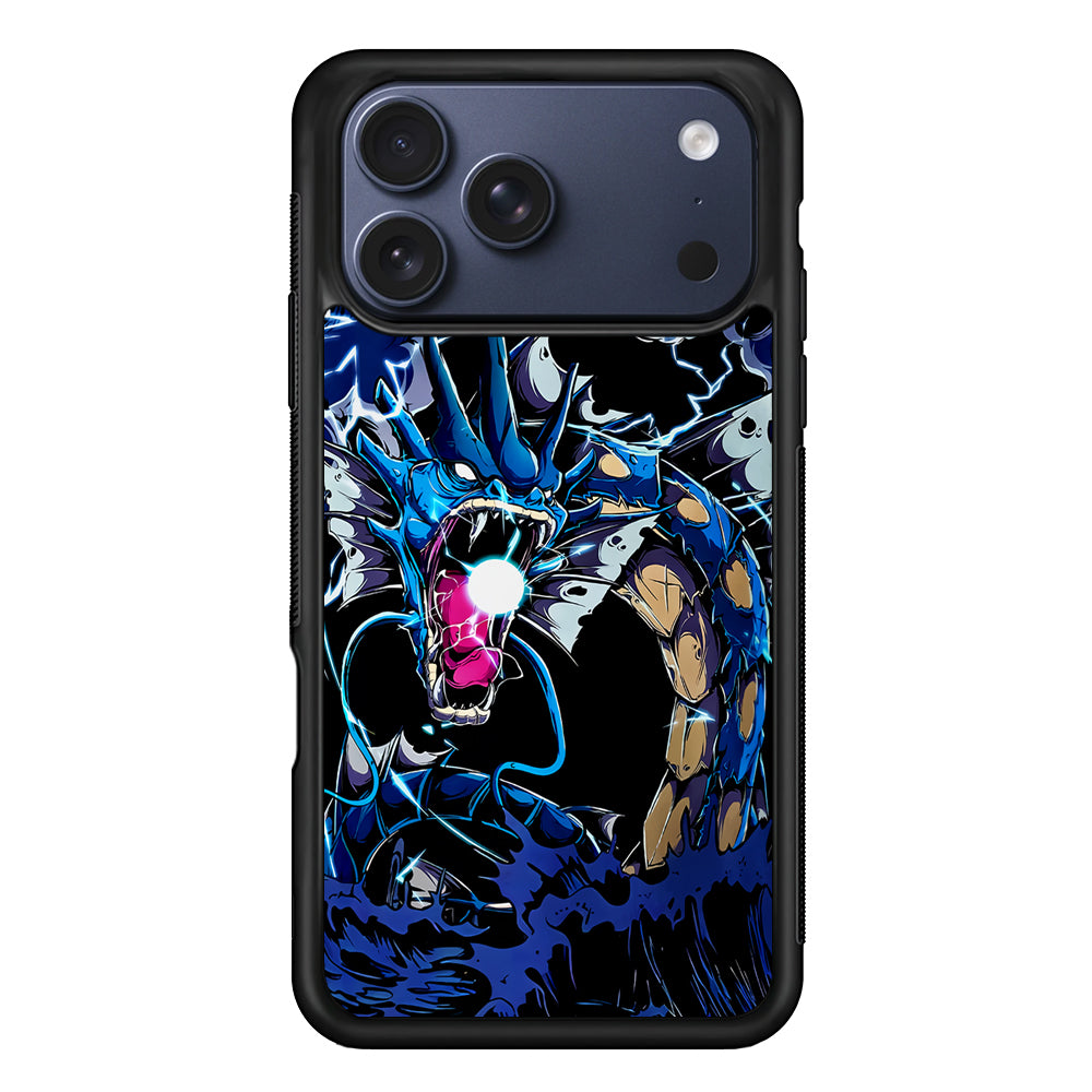 Pokemon Water Gyarados iPhone 17 Pro Max Case | Slim Protective Cover for iPhone 17 Pro Max