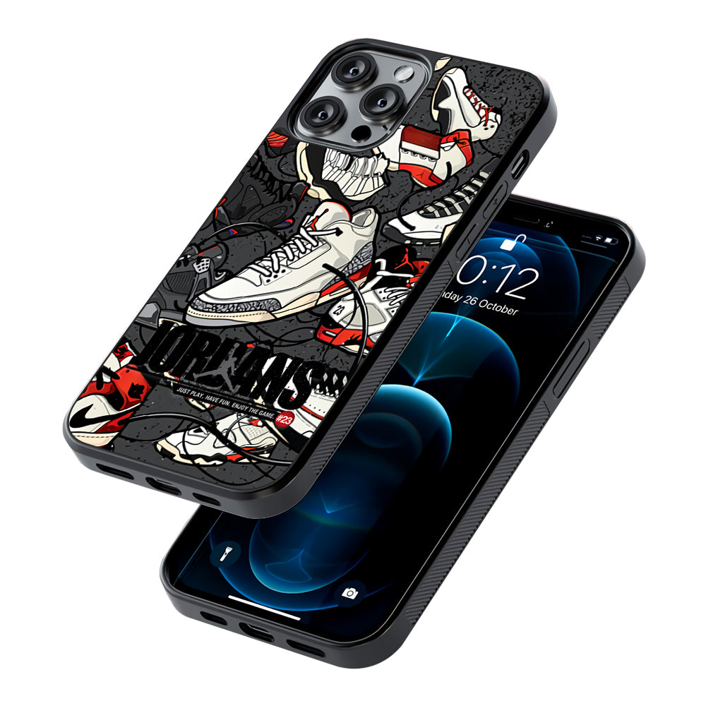 Air Jordan Play and Enjoy The Game 2D Rubber Phone Case | Slim Protective Phone Case