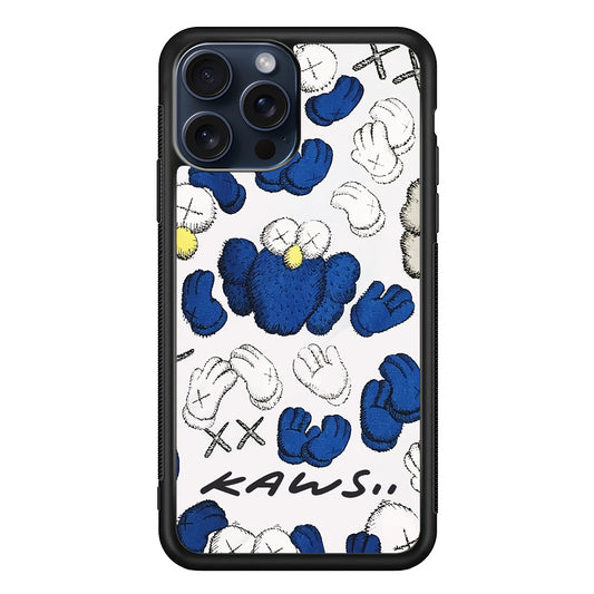 Kaws Hand Cheers iPhone 15 Pro Max Case | Slim Rubber Case for iPhone 15 Pro Max