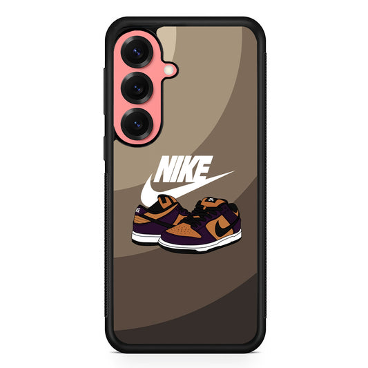 Nike Purple in Brown Layer Samsung Galaxy S25 Case | Slim Protective Cover for Samsung Galaxy S25