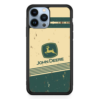 John Deere Retro Plaque 2D Rubber Phone Case | Durable Phone Case
