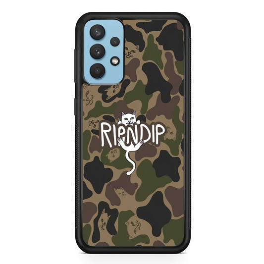 Rip N Dip Green Camo Samsung Galaxy A32 Case | Slim Rubber Case for Samsung Galaxy A32