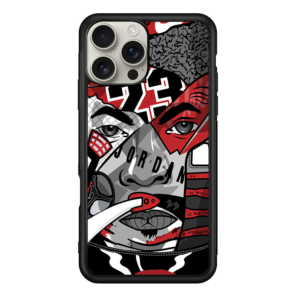 Air Jordan Warrior's Eyes iPhone 16 Pro Max Case | Durable Everyday Protective Cover