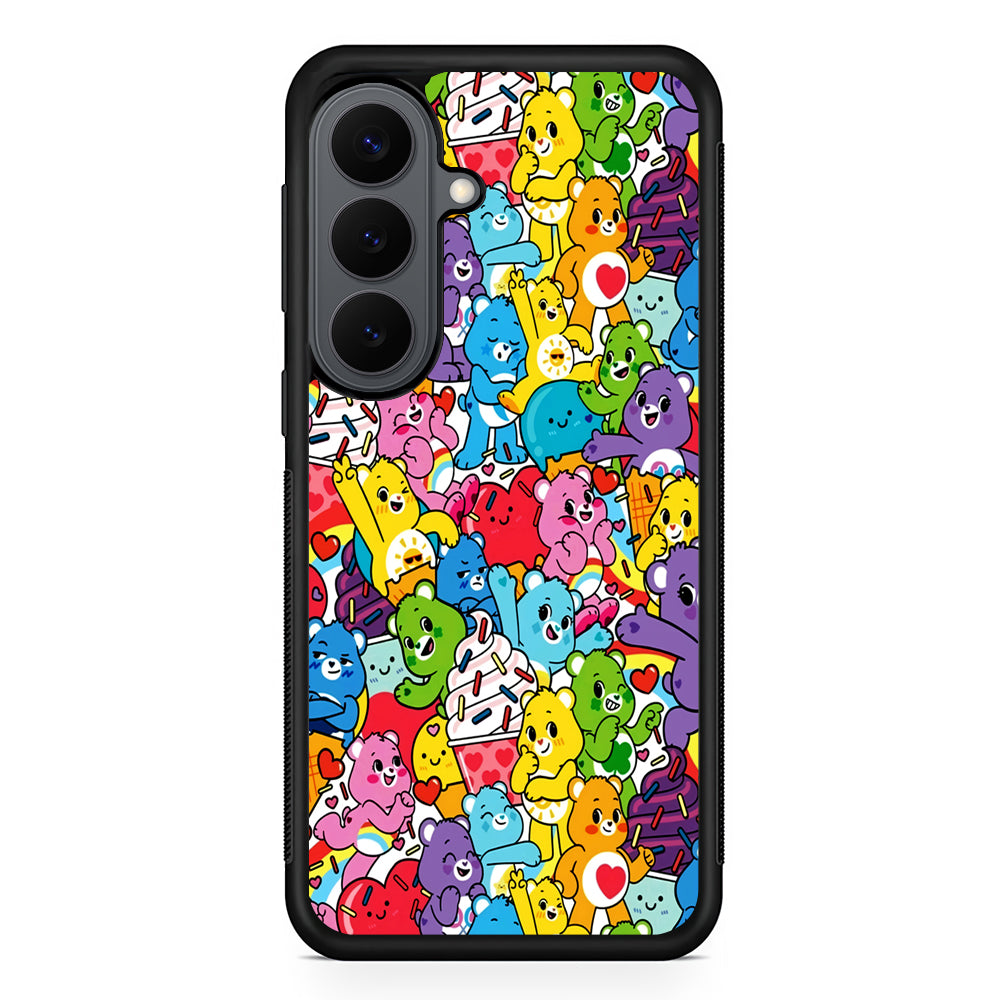 Care Bears Aesthetic Pattern Samsung Galaxy S26 Plus Case | Slim Rubber Case for Samsung Galaxy S26 Plus