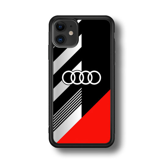 Audi F1 Sport Logo iPhone 11 Case | Slim Rubber Case for iPhone 11