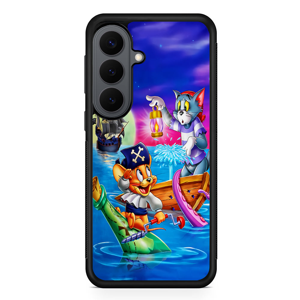 Tom and Jerry Pirates Samsung Galaxy S26 Plus Case | Slim Rubber Case for Samsung Galaxy S26 Plus