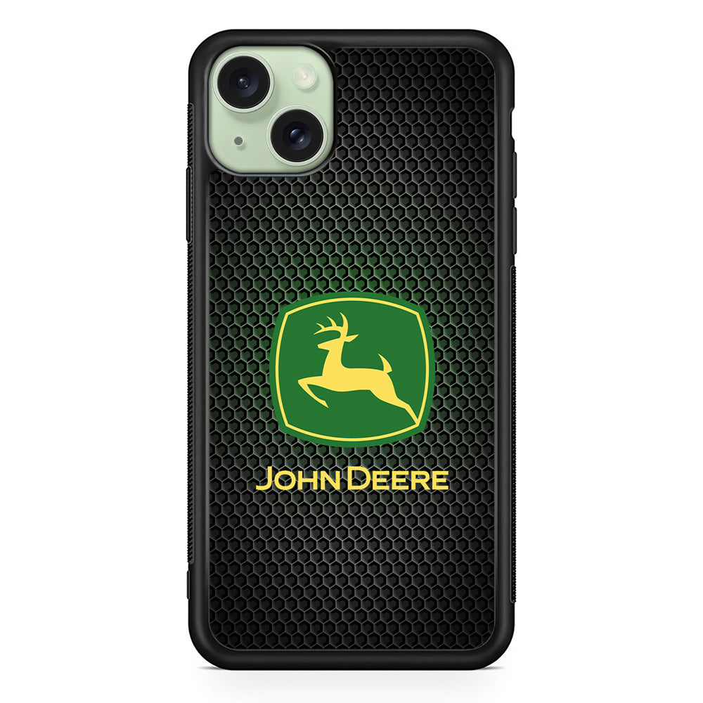 John Deere Fiber Illusion iPhone 14 Plus Case | Slim Rubber Case for iPhone 14 Plus