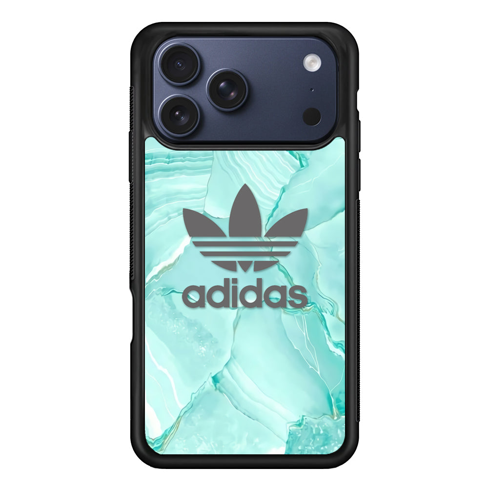 Adidas Light Marble Green iPhone 17 Pro Max Case | Durable Rubber Case for iPhone 17 Pro Max