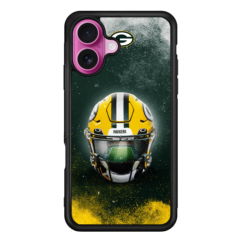 Green Bay Packers Helmet iPhone 17 Case | Slim Protective Rubber Phone Cover