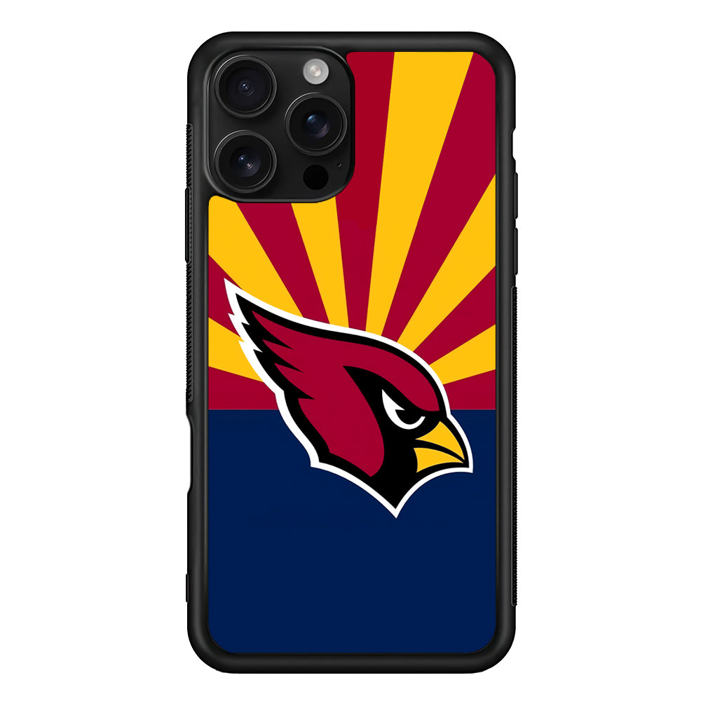 Arizona Cardinals Logo iPhone 16 Pro Case | Durable Protective Case for iPhone 16 Pro