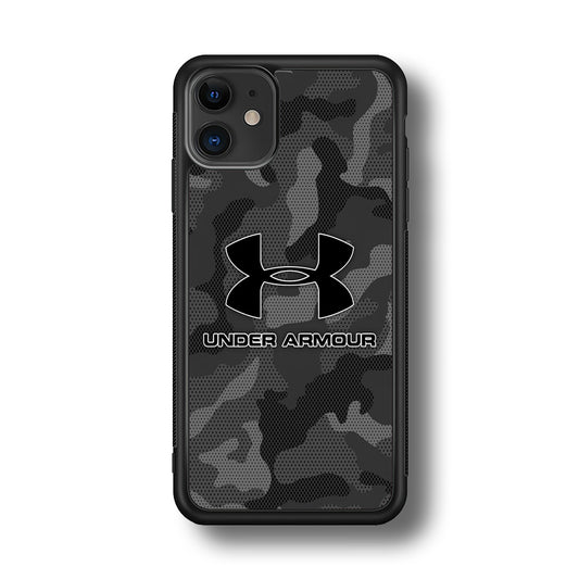 Under Armour Black Camo iPhone 12 Case | Slim Rubber Case for iPhone 12