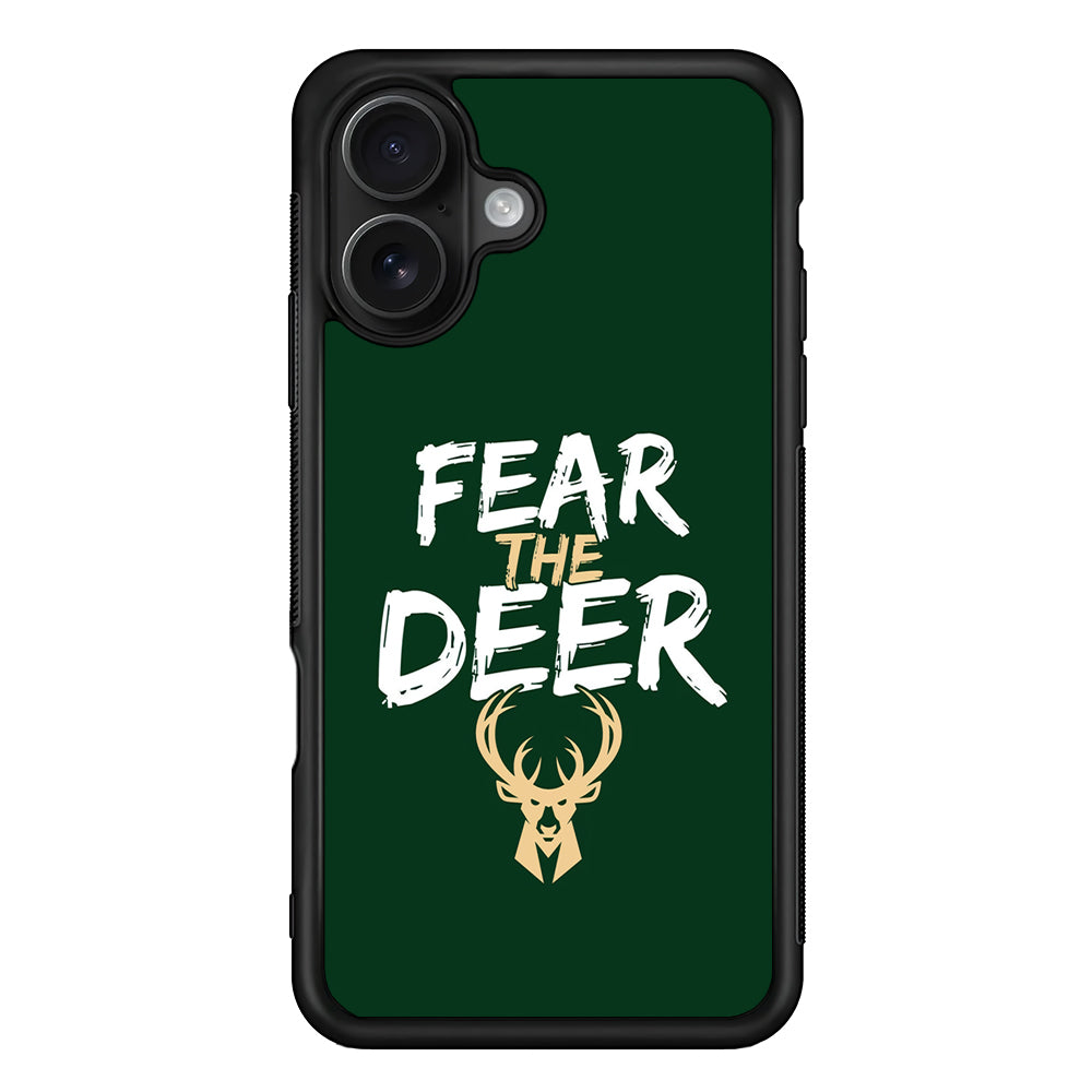 Milwaukee Bucks Deer iPhone 16 Case - Oxvistore