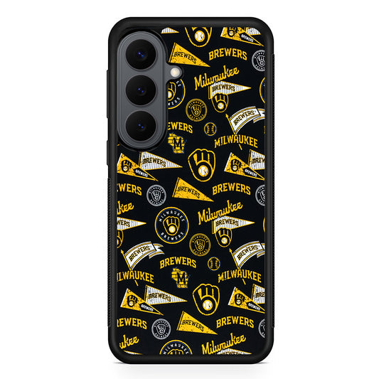 Milwaukee Brewers Vintage Samsung Galaxy S26 Plus Case | Slim Rubber Case for Samsung Galaxy S26 Plus
