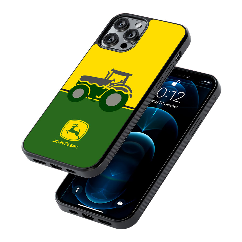 John Deere Yellow Sky 2D Rubber Phone Case | Durable Phone Case
